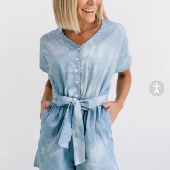 Baltic Born Pants - Baltic Born Blue Romper